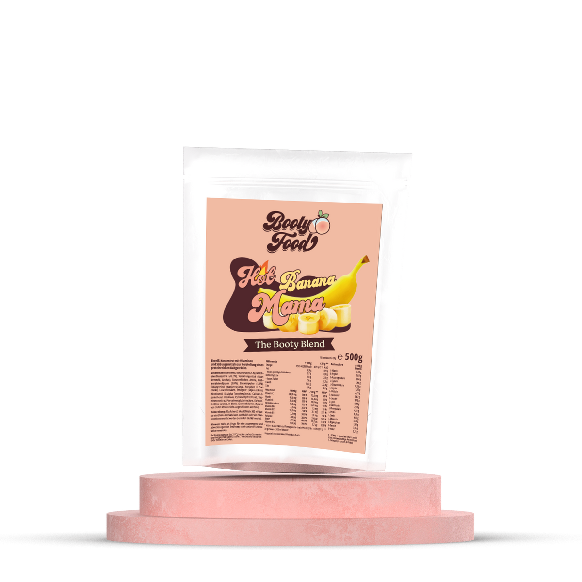Booty Blend Whey Protein Hot Banana Mama Bootyfood