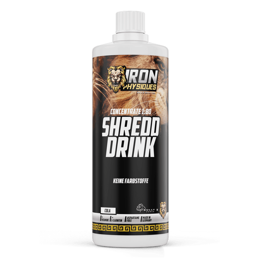 Shredd Drink Flasche – Zuckerarmer Sirup für bewussten Genuss